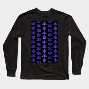 Blue Lotus Flower Long Sleeve T-Shirt